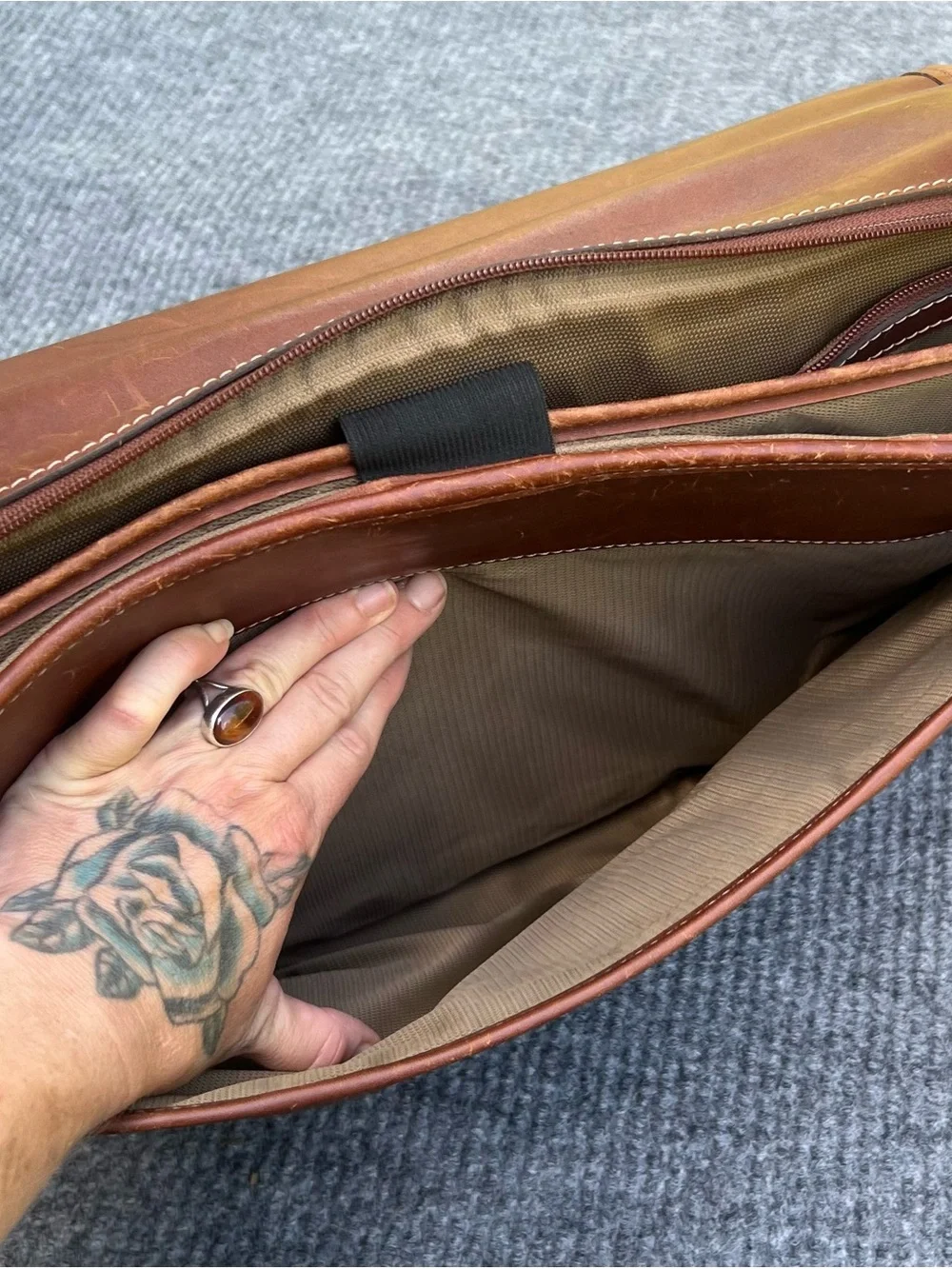 Korchmar Leather Laptop Messenger Bag